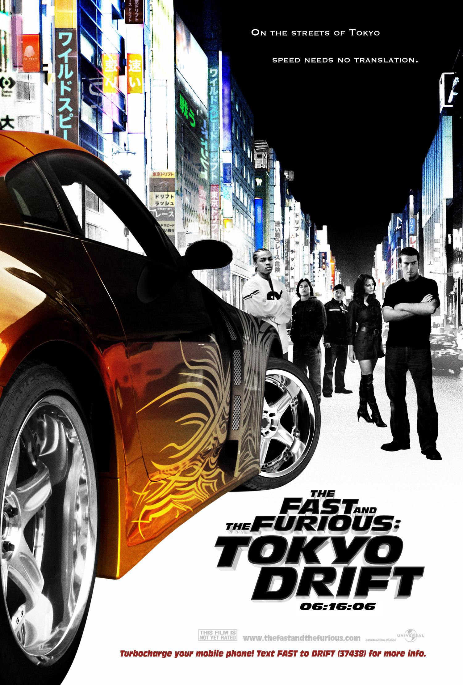 The Fast and the Furious - Tokyo Drift movie poster